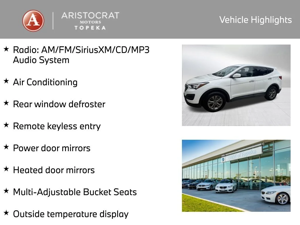 Used 2016 Hyundai Santa Fe Sport with VIN 5XYZTDLBXGG323303 for sale in Kansas City