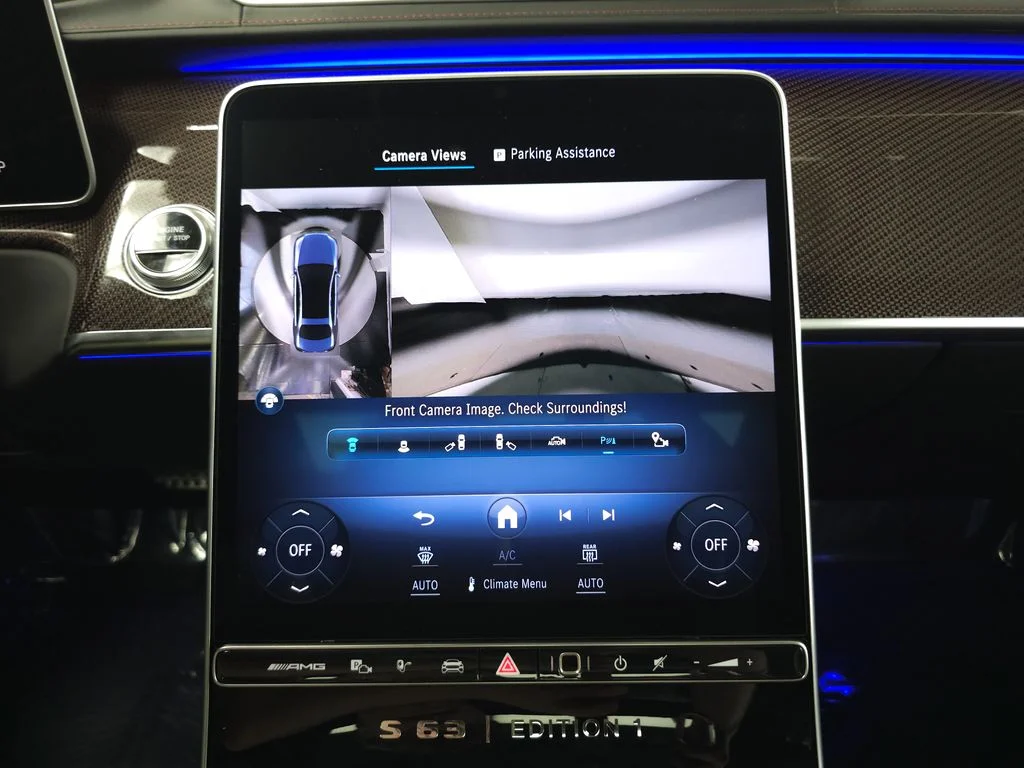 Certified Used 2024 MANUFAKTUR Moonlight White Metallic Mercedes-Benz S 63 E AMG® image 22