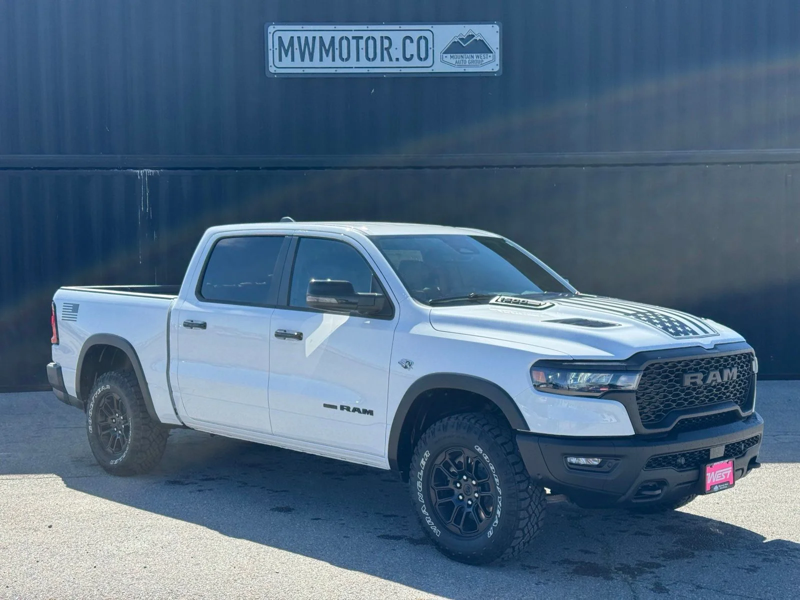New 2026 Bright White Clear-Coat Exterior Paint RAM Rebel image 1