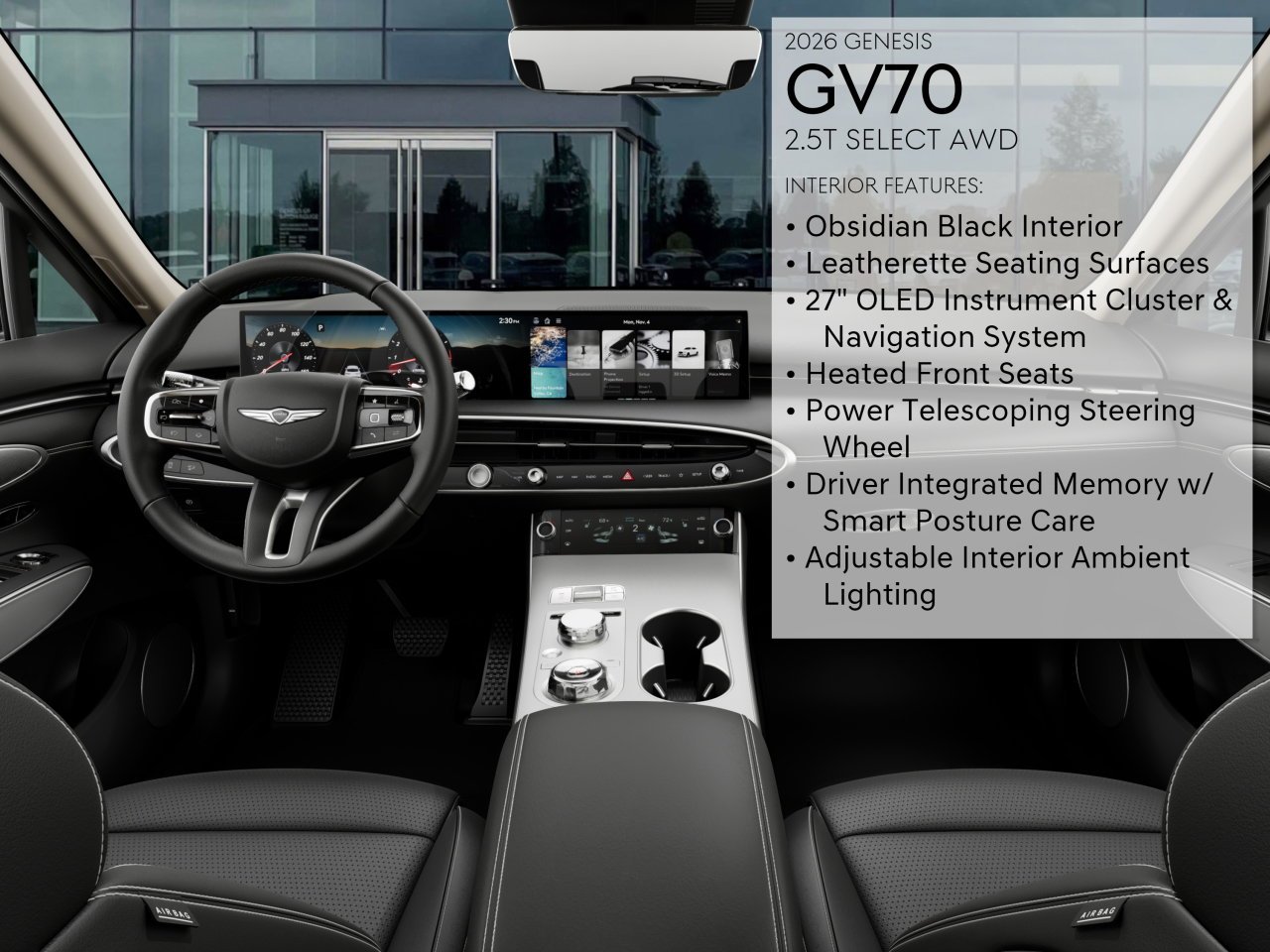 New 2026 Black Genesis 2.5T SELECT image 17