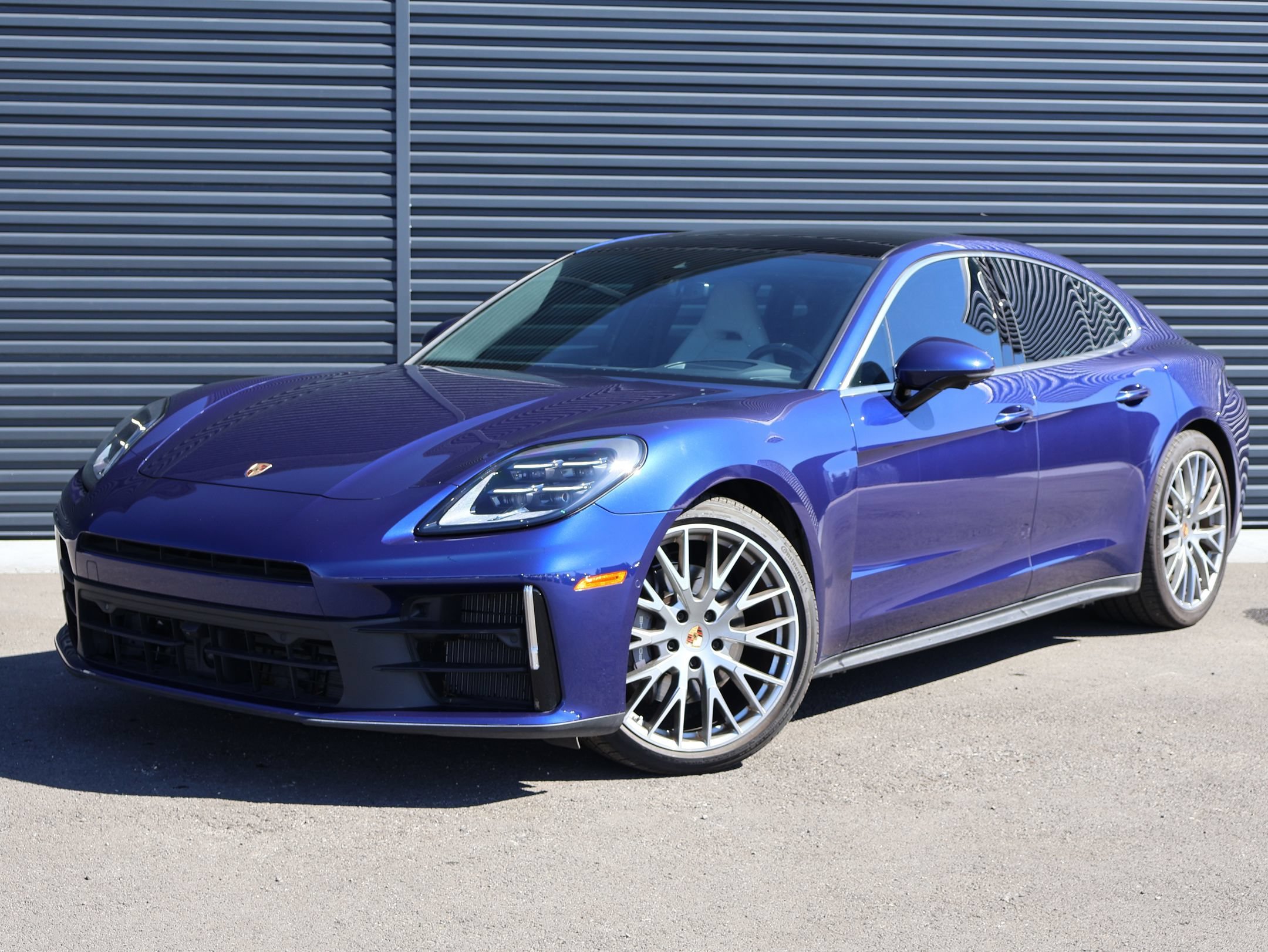 Certified Used 2024 Gentian Blue Metallic Porsche 4 image 1