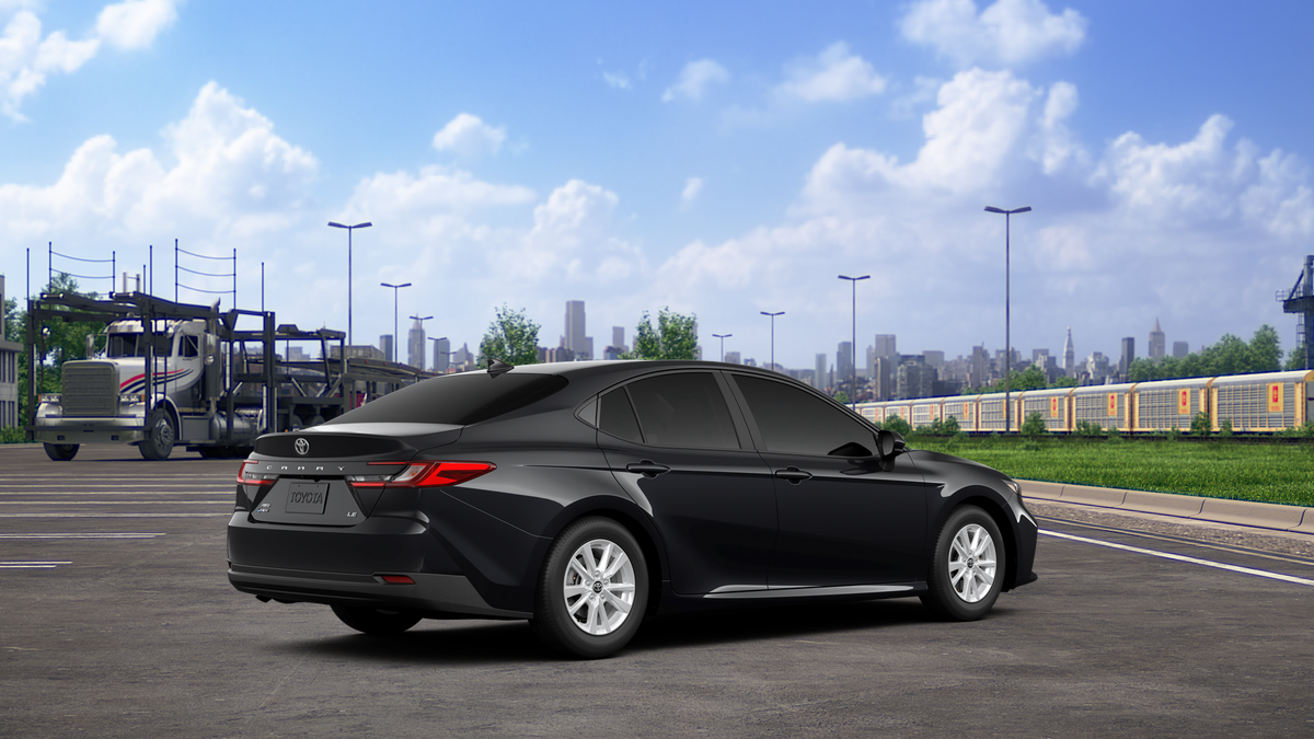 New 2026 Midnight Black Metallic Toyota LE image 24
