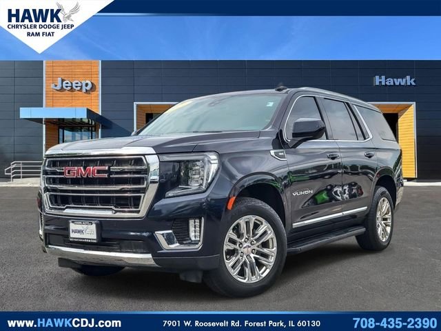 Used 2021 Blue GMC SLT image 1