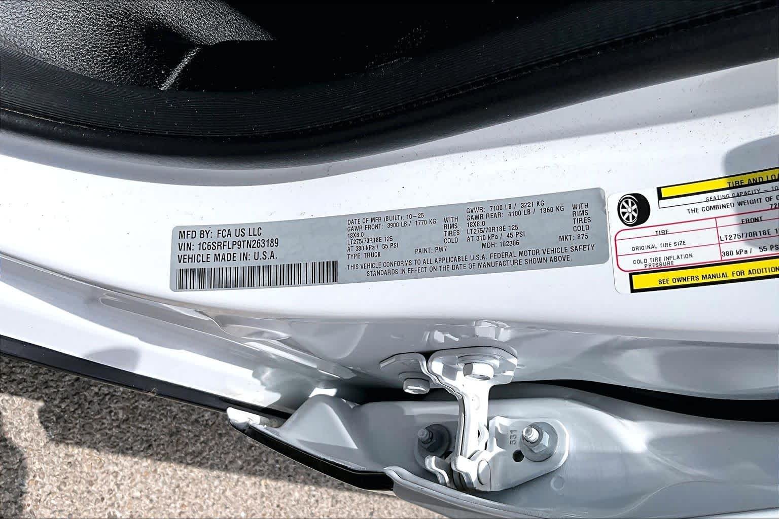Used 2026 Bright White Clearcoat Ram Rebel image 35