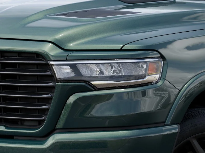 New 2026 Serrano-Green Metallic Exterior Paint RAM Laramie image 36