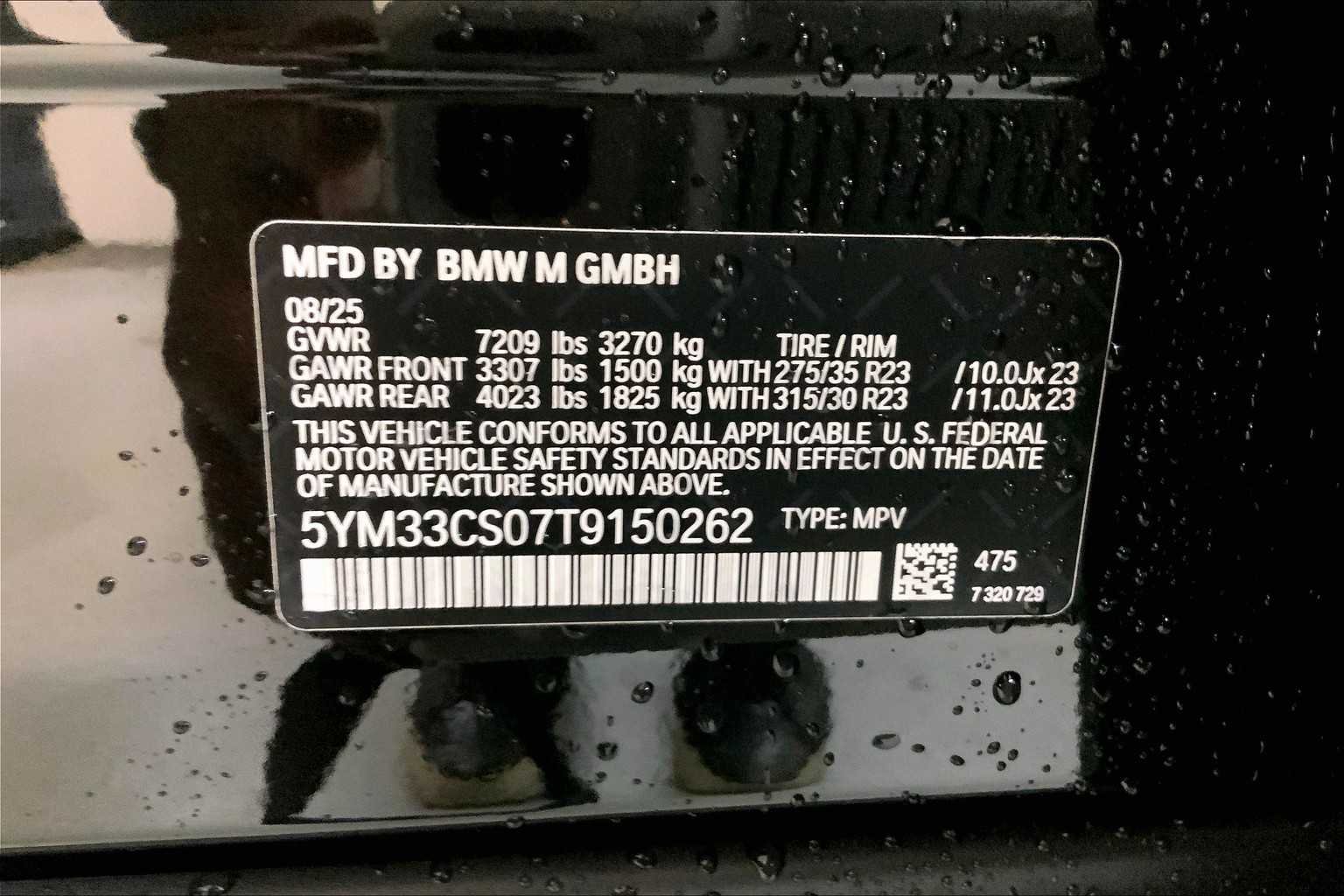 New 2026 Black Sapphire Metallic BMW Label image 21