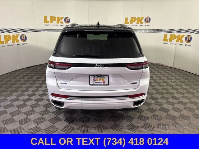 Used 2022 Bright White Clearcoat Jeep Summit 4xe image 9