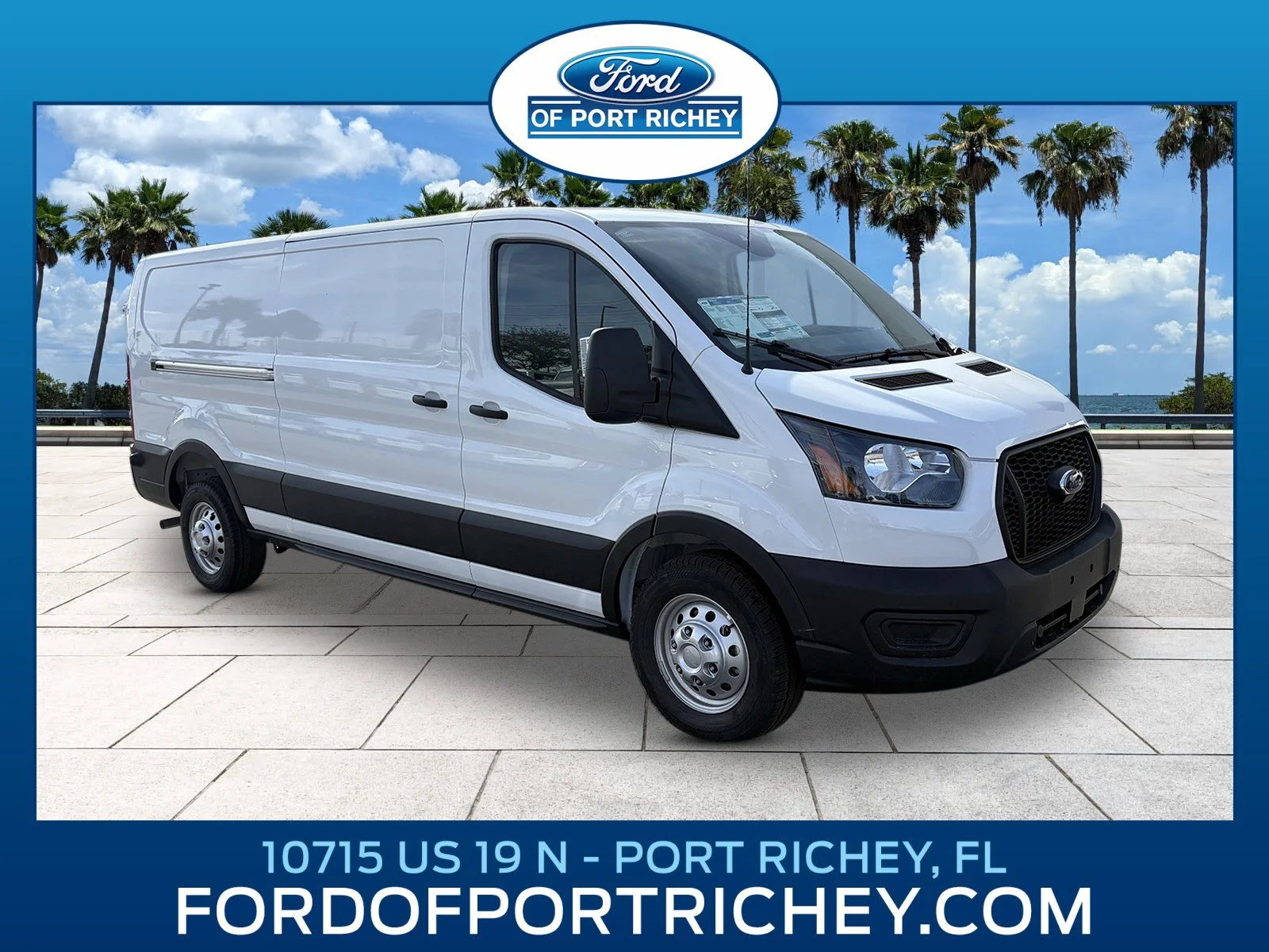 New 2025 Oxford White Ford Cargo Van image 1
