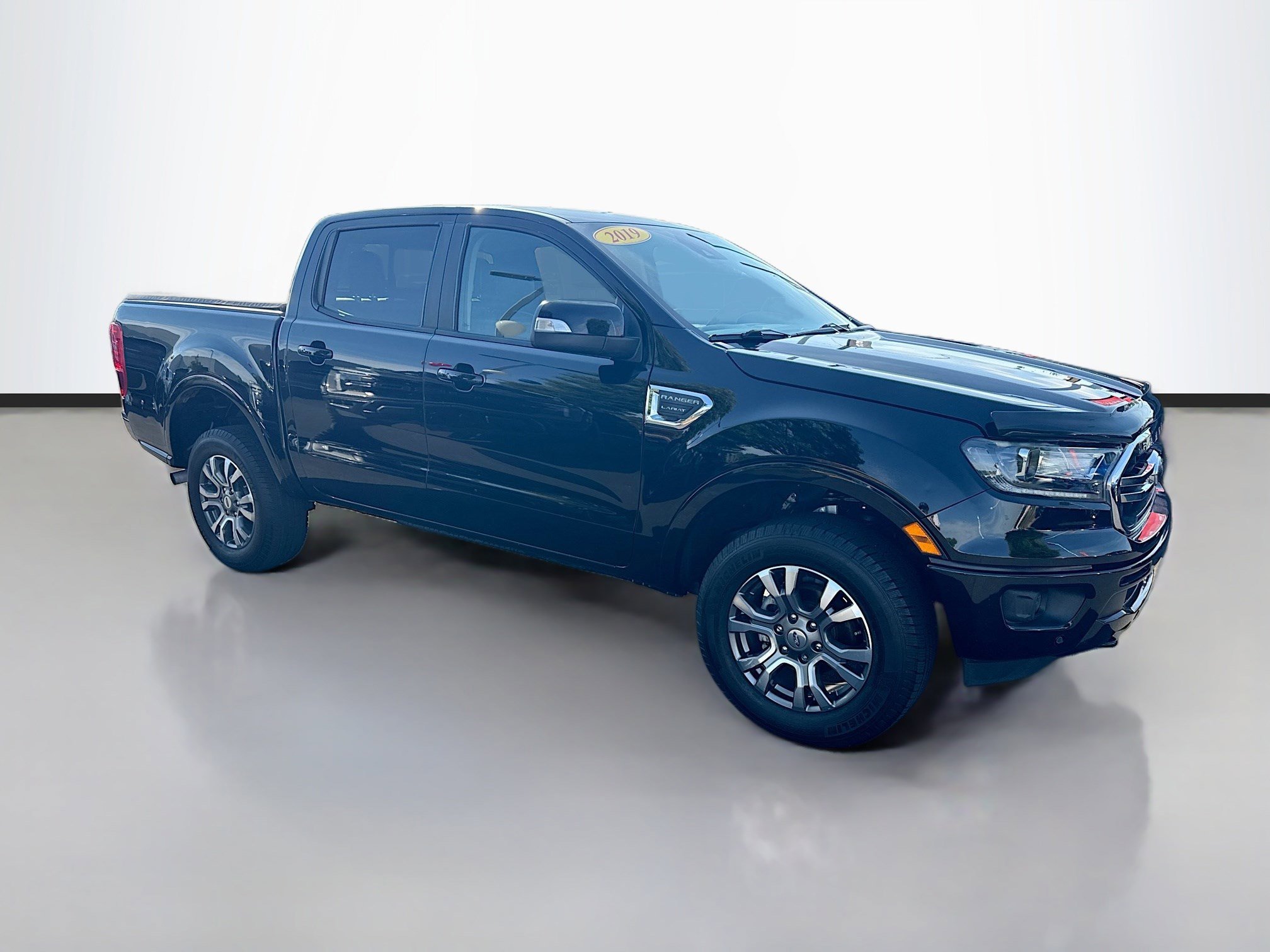 Used 2019 Shadow Black Ford LARIAT image 1