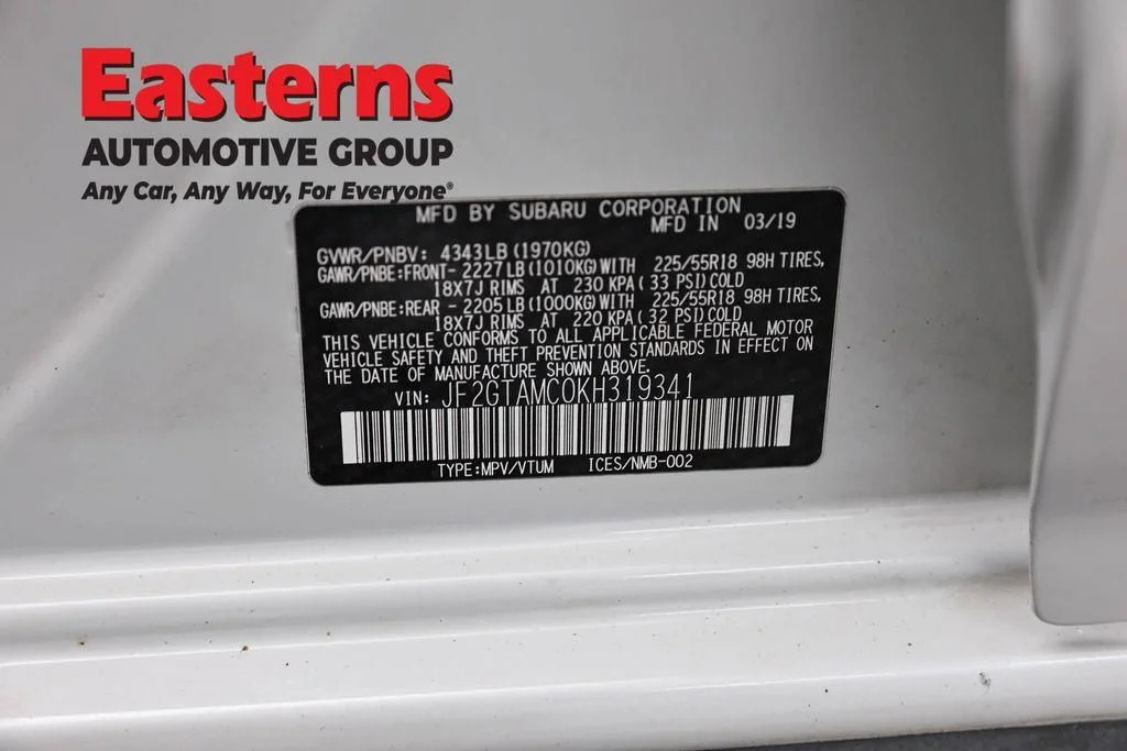 Used 2019 White Subaru 2.0i Limited image 41