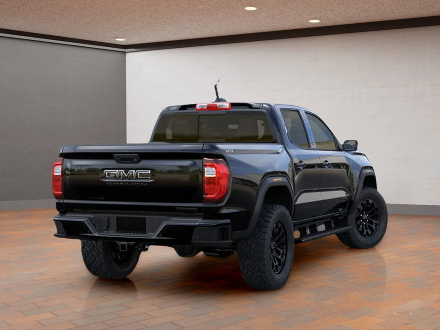 New 2026 Black GMC Crew Cab Short Box 4-Wheel Drive Elevation image 4