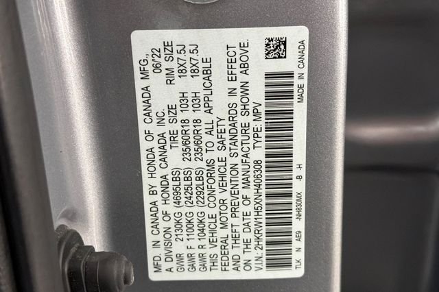 Used 2022 Lunar Silver Metallic Honda EX image 39