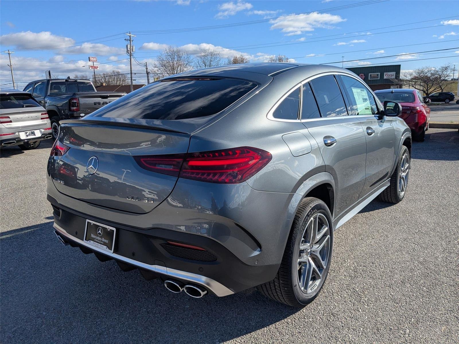 New 2026 Selenite Grey Metallic Mercedes-Benz AMG® GLE 53 4MATIC+ Coupe image 4
