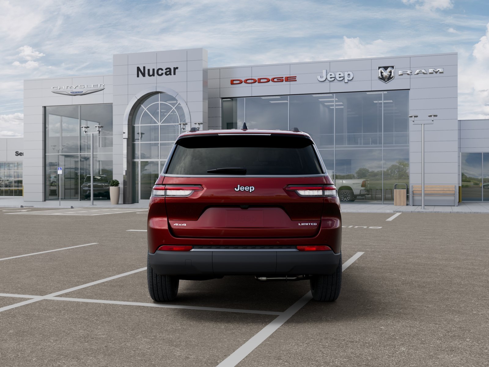New 2026 Velvet Red Pearl-Coat Exterior Paint Jeep Limited image 7