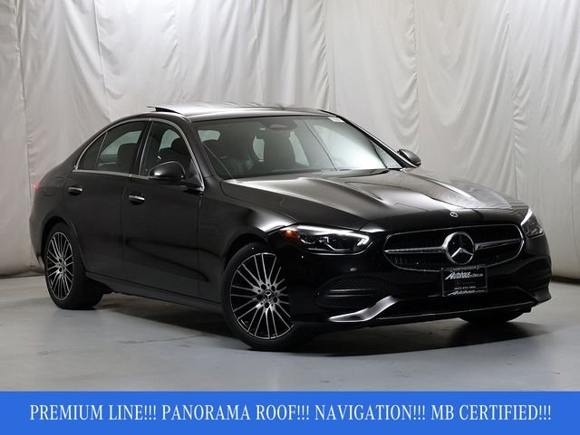 Certified Used 2023 Black Mercedes-Benz C 300 image 1