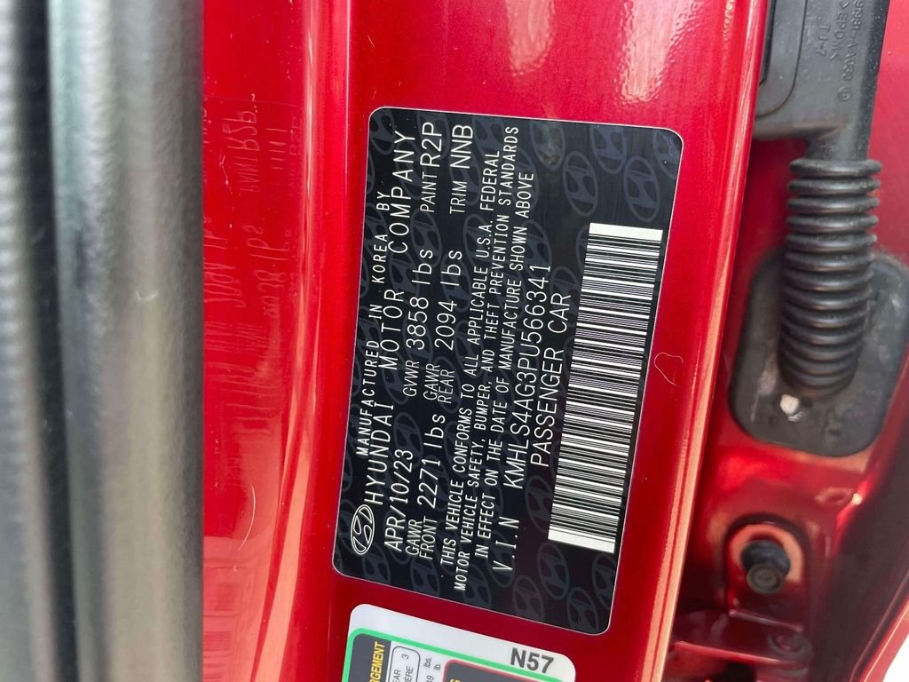 Certified Used 2023 Red Hyundai SEL image 18