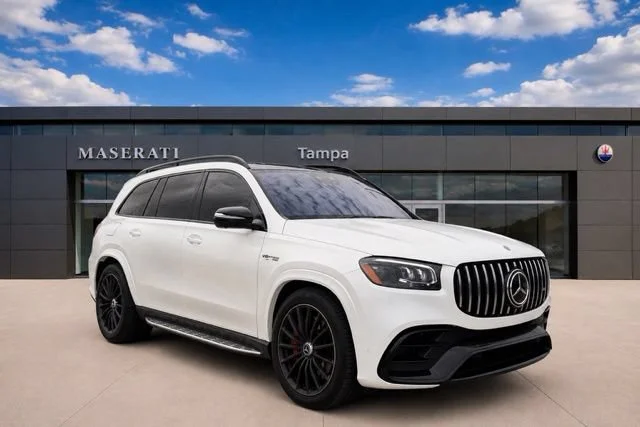 Used 2023 White Mercedes-Benz AMG® GLS 63 image 1