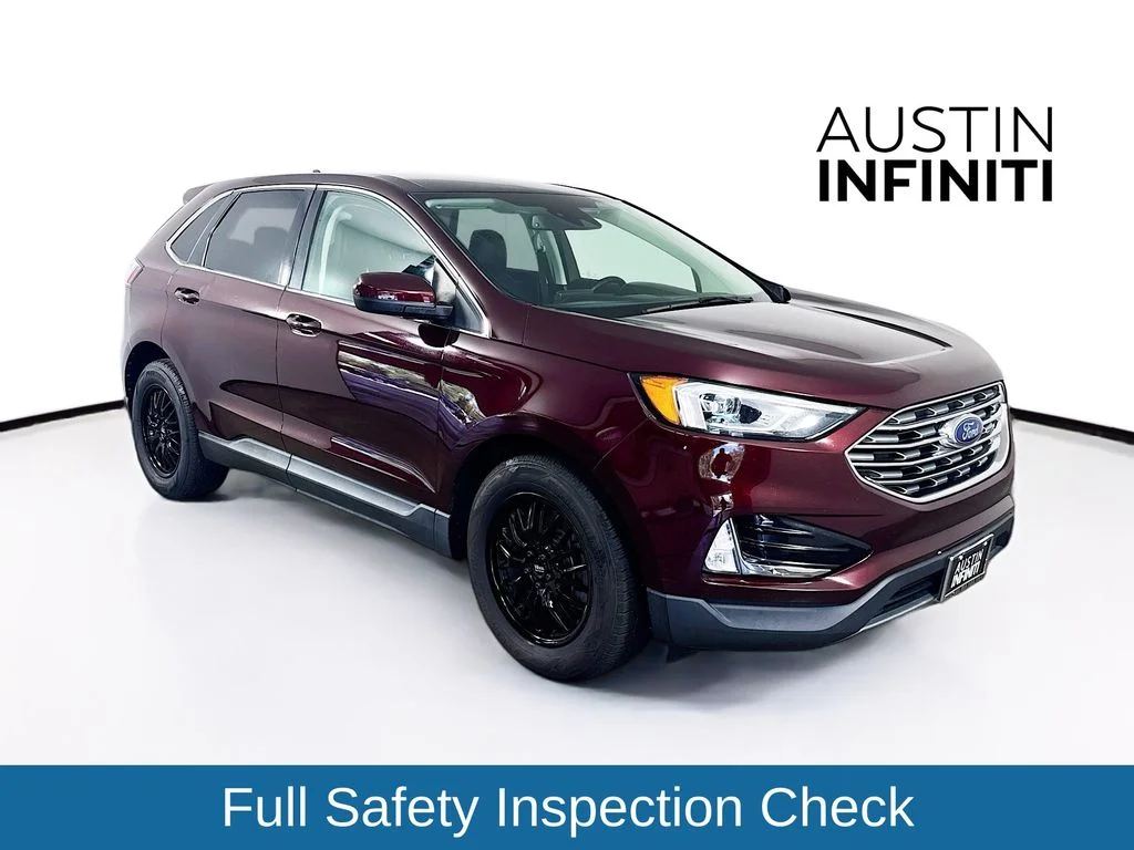 Used 2021 Red Ford SEL image 1