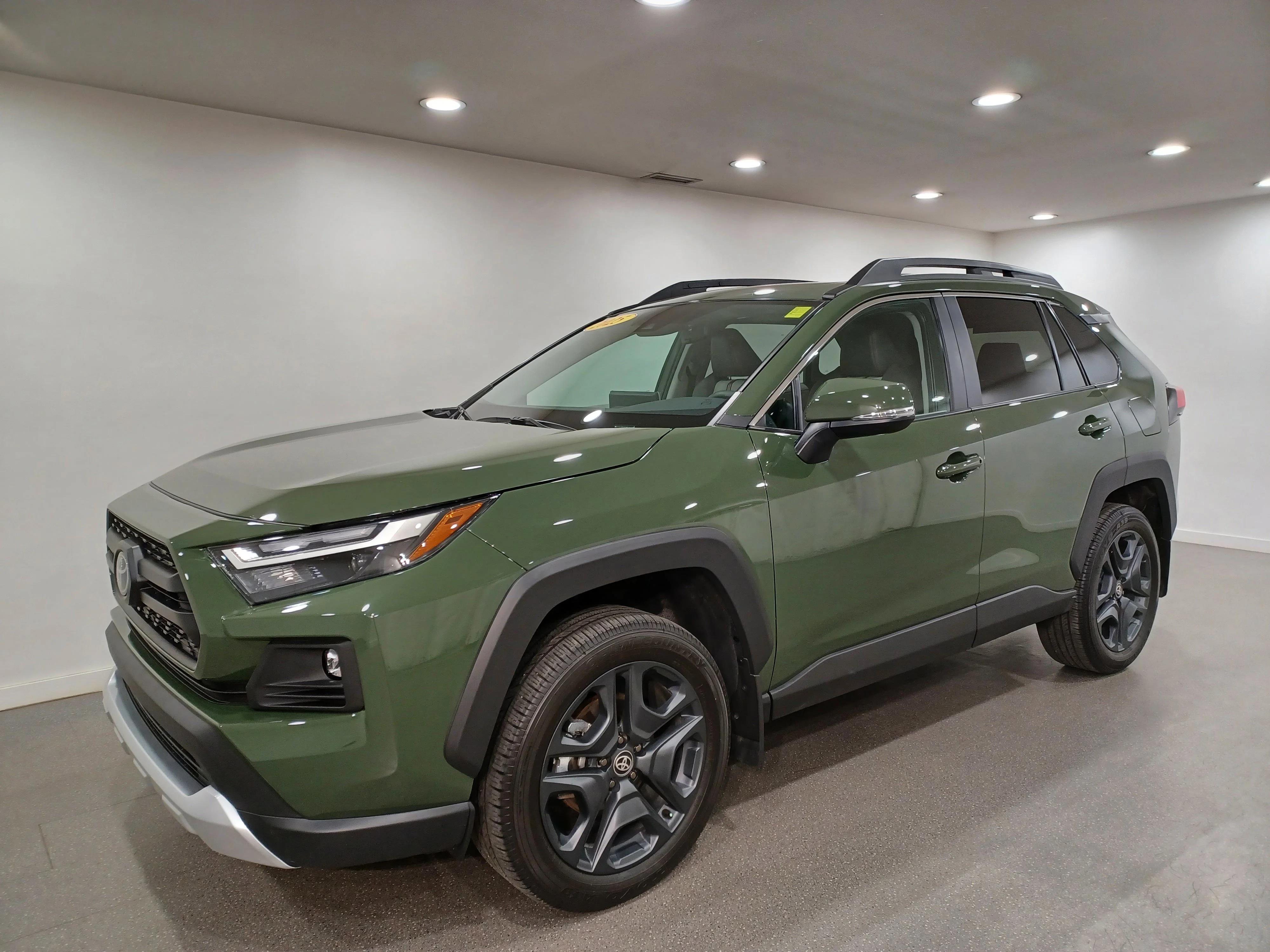 Certified Used 2025 Army Green Toyota Trail AWD* Adaptive Cruise | Htd Leather | Sunroof | Htd Wheel | Blind Spot Detection | Lane Keep image 2