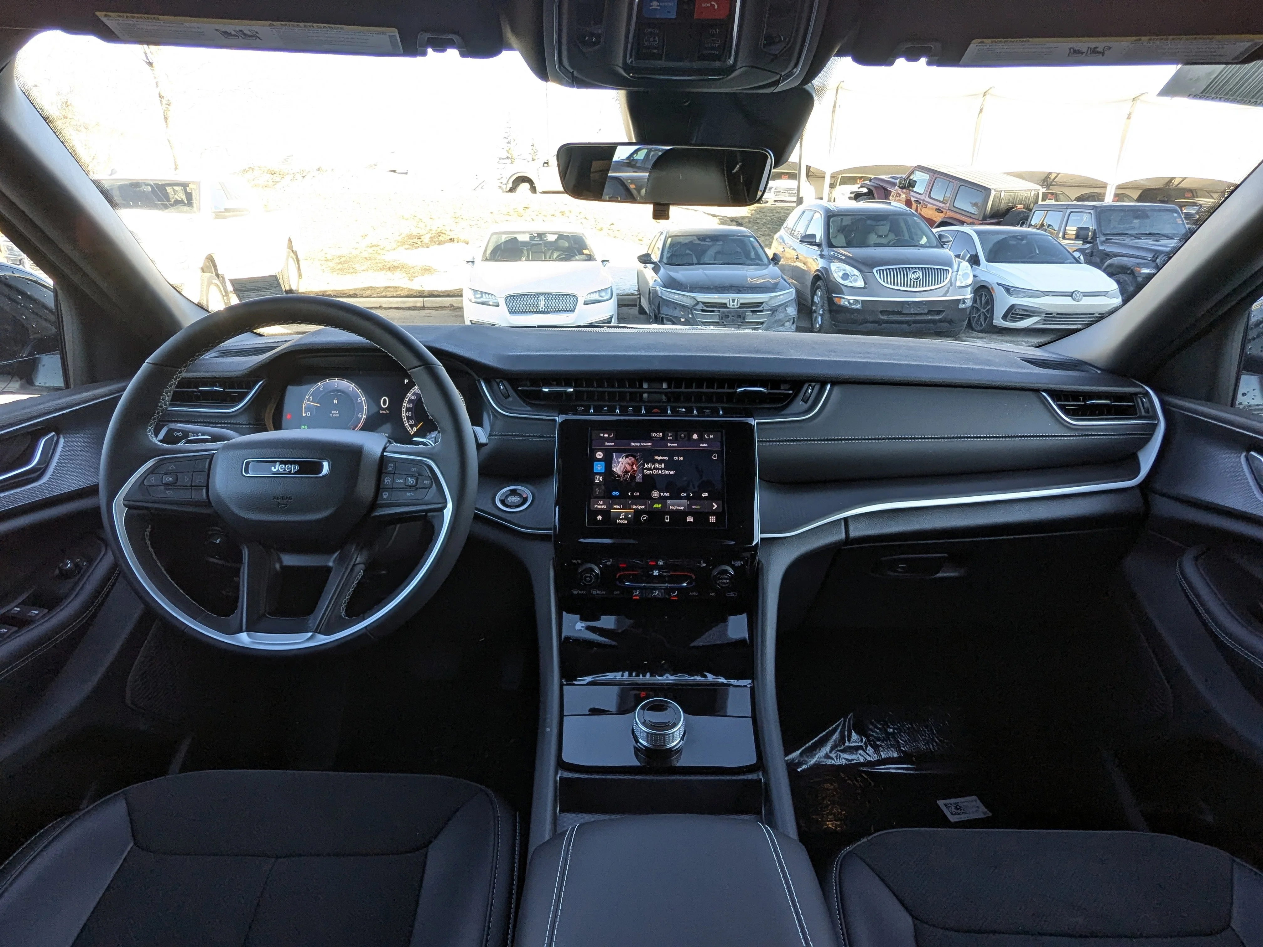 New 2025 White Jeep Altitude - - Power Sunroof - Power Liftgate - Wireless Charging - 20 Black Wheels & More image 26