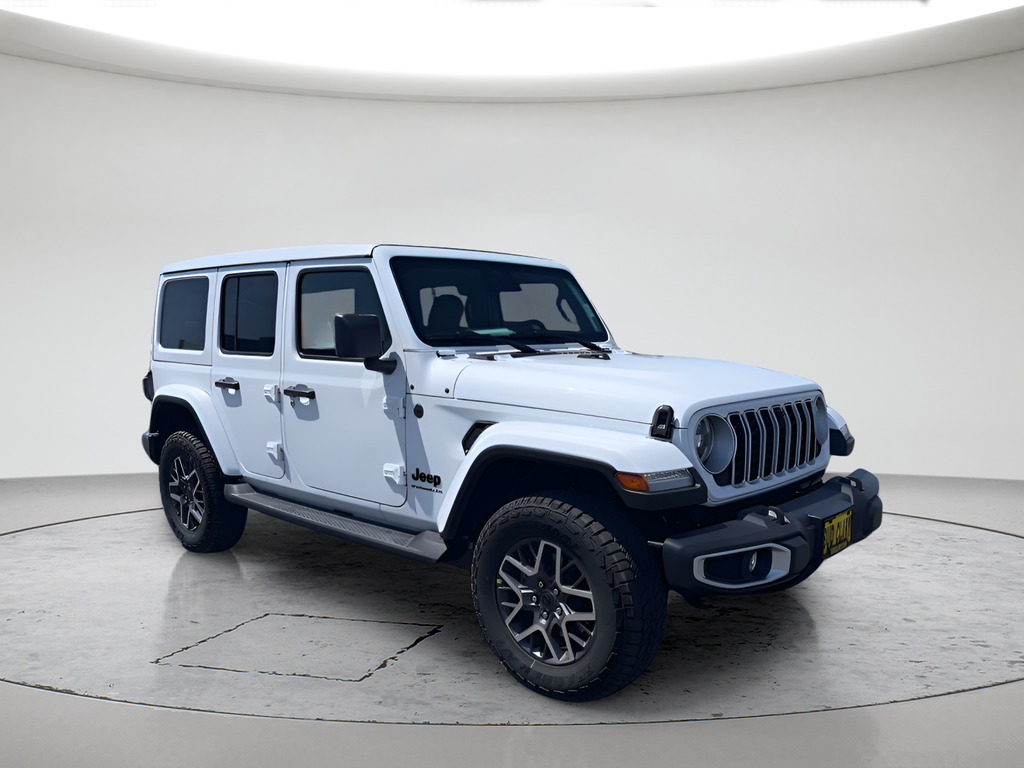 New 2026 Bright White Clear-Coat Exterior Paint Jeep Sahara image 7