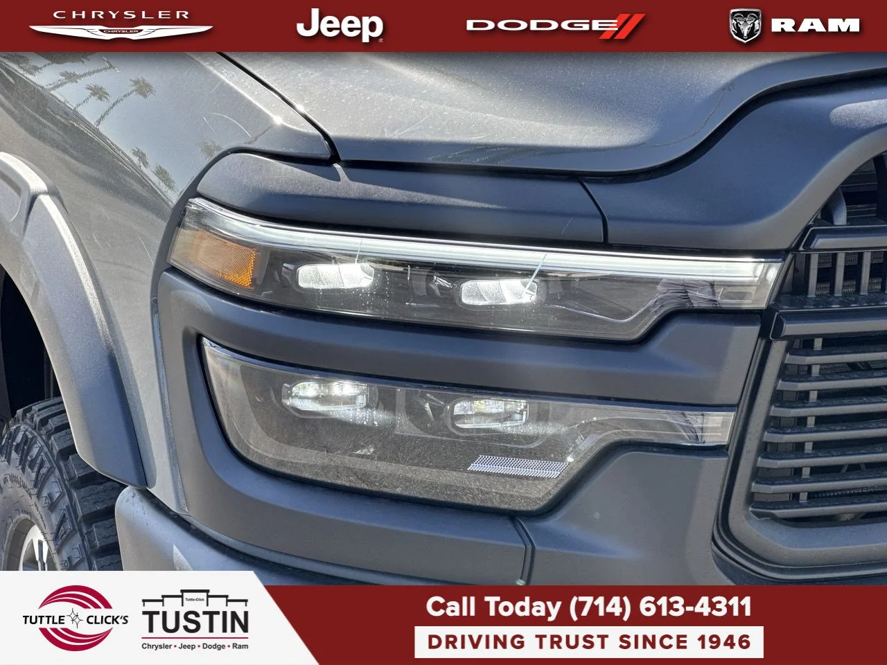 New 2027 Ceramic Gray Clear-Coat Paint RAM Rebel image 13