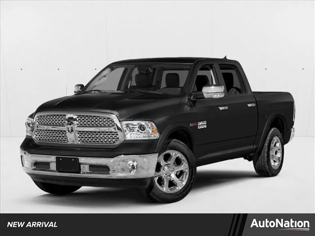 Used 2017 Brilliant Black Crystal Pearlcoat Ram Laramie image 1