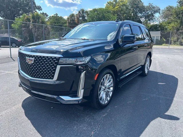 Used 2023 Black Cadillac Premium Luxury image 1