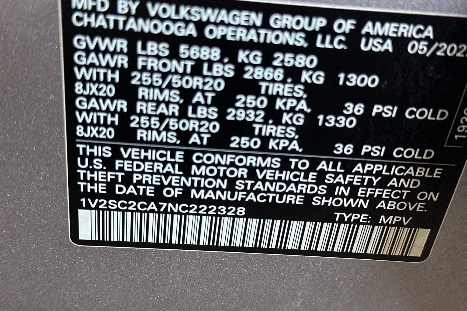 Certified Used 2022 Silver Volkswagen 2.0T SEL R-Line image 31