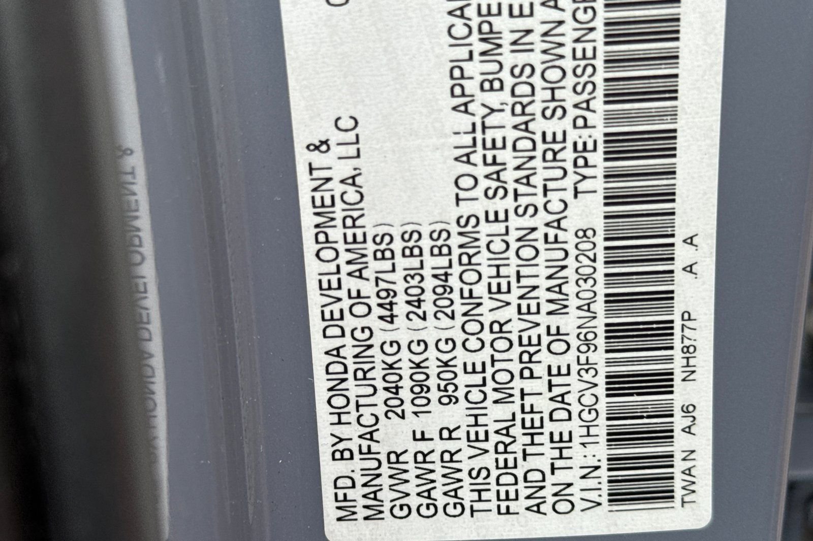 Used 2022 Gray Honda Touring image 29