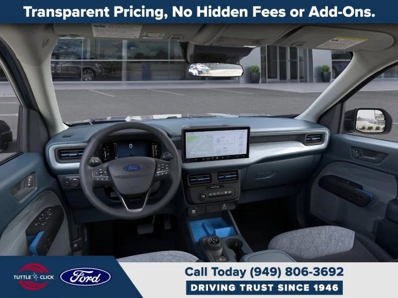 New 2025 Azure Gray Metallic Tri-Coat Ford XLT image 9