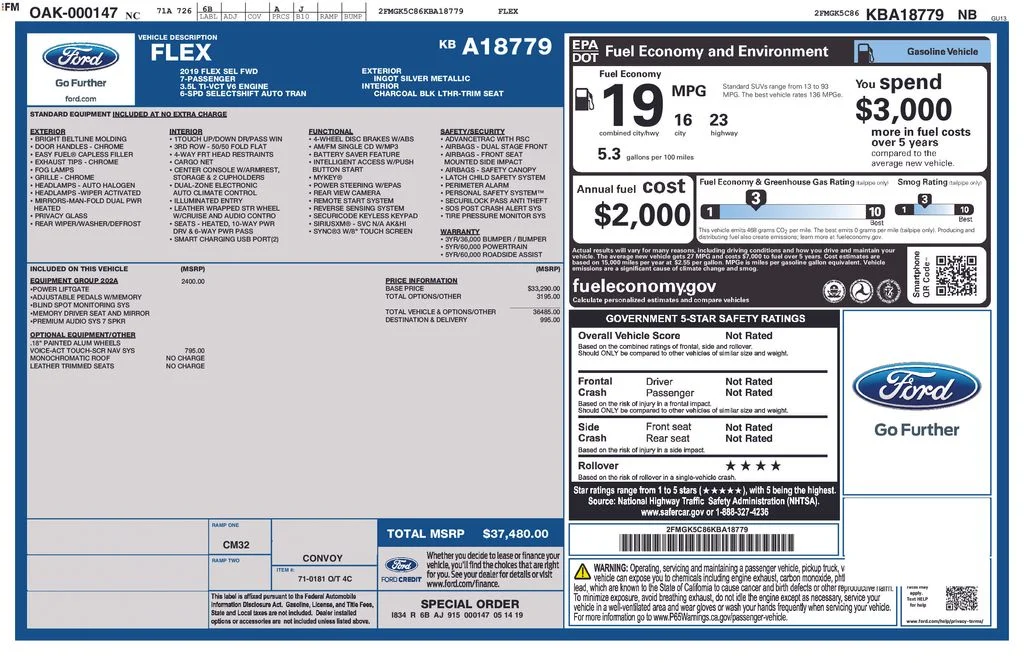 Used 2019 Silver Ford SEL image 5