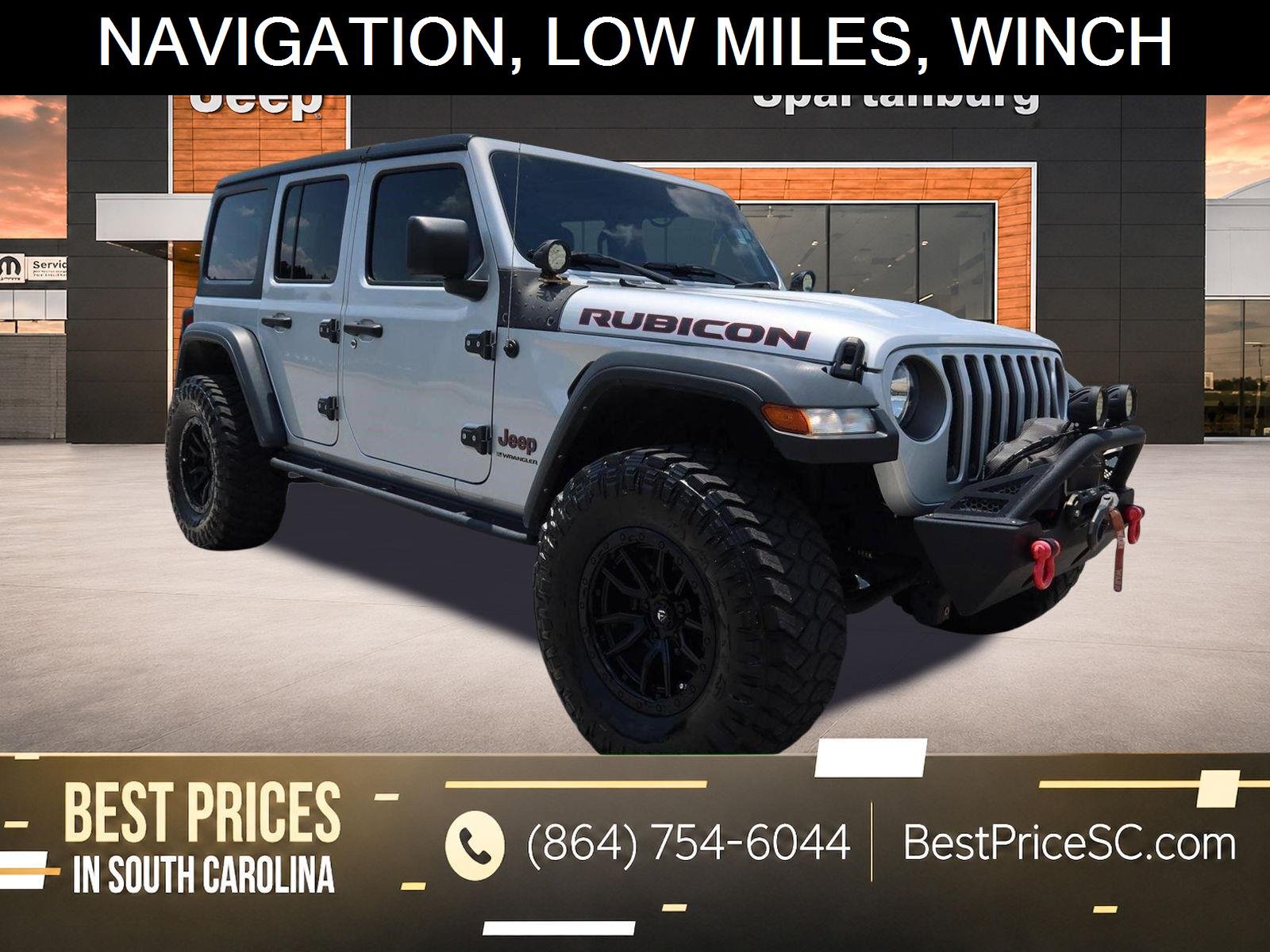 Used 2023 Silver Zynith Clearcoat Jeep Rubicon image 1