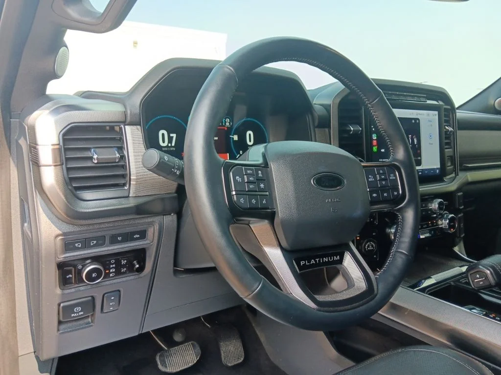 Used 2023 Black Metallic Ford Platinum image 14