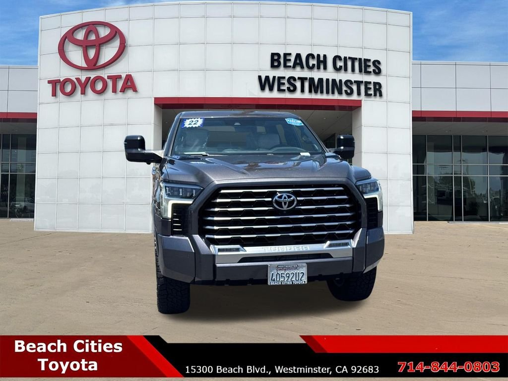 Used 2022 Gray Toyota Capstone image 3