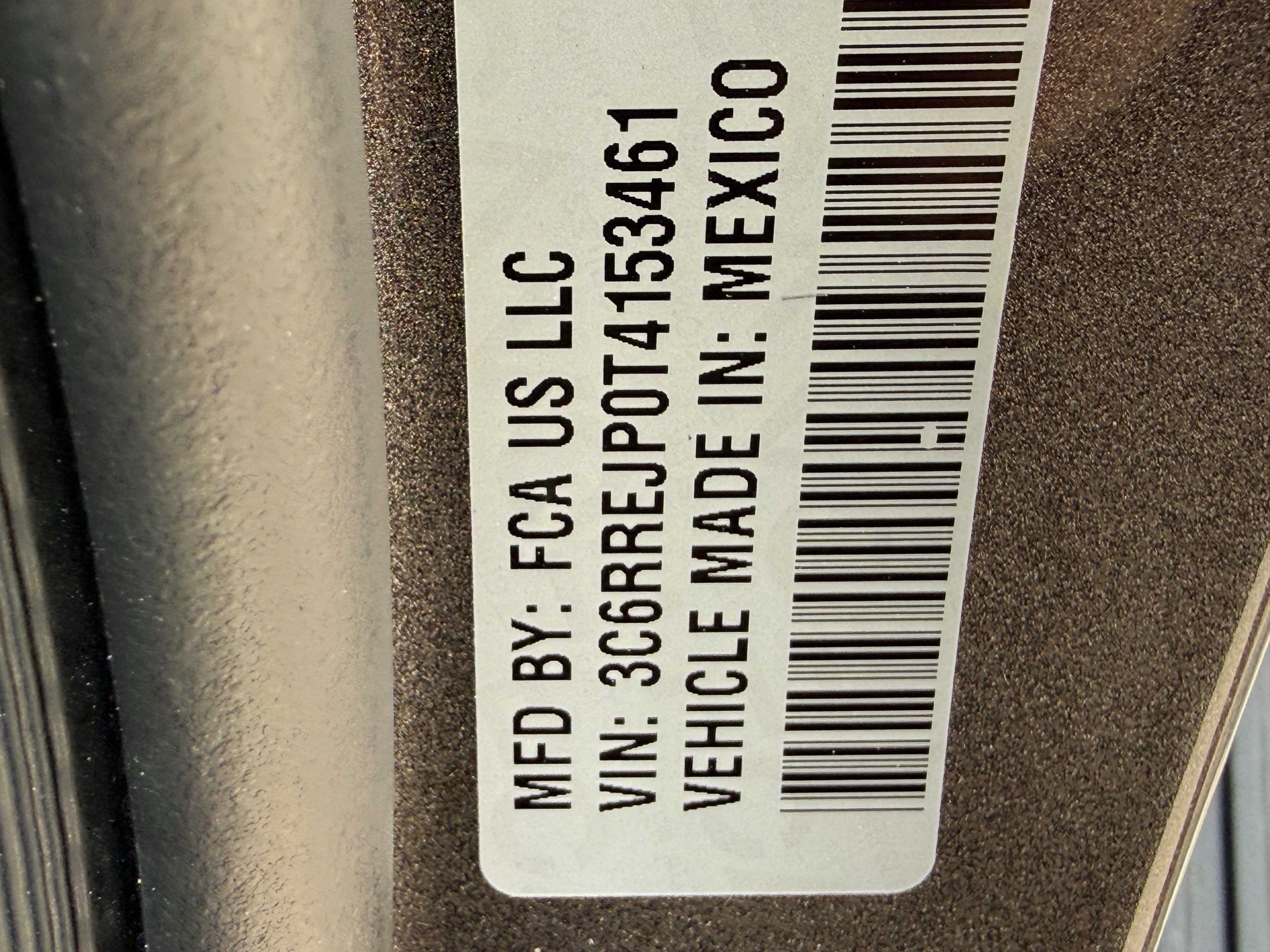 New 2026 Granite Crystal Metallic Clear-Coat Exterior Paint RAM Laramie image 18