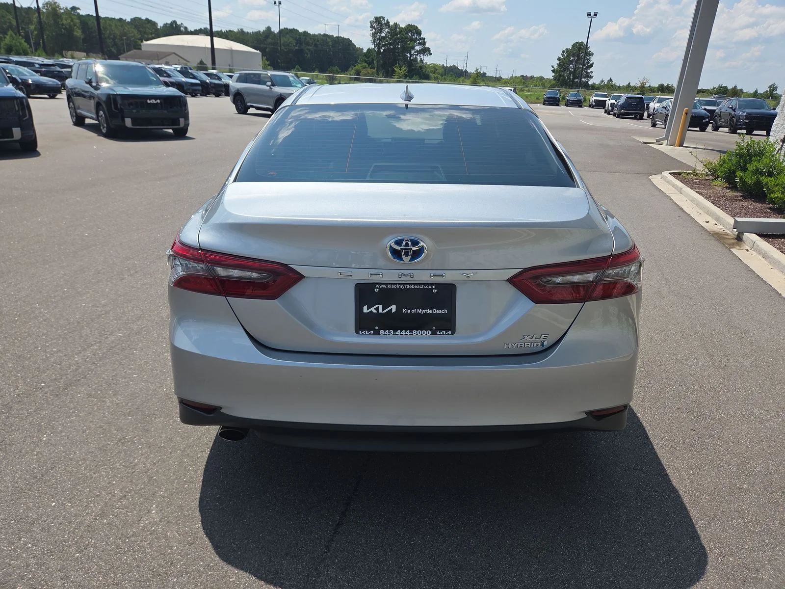 Used 2021 Celestial Silver Metallic Toyota XLE image 4