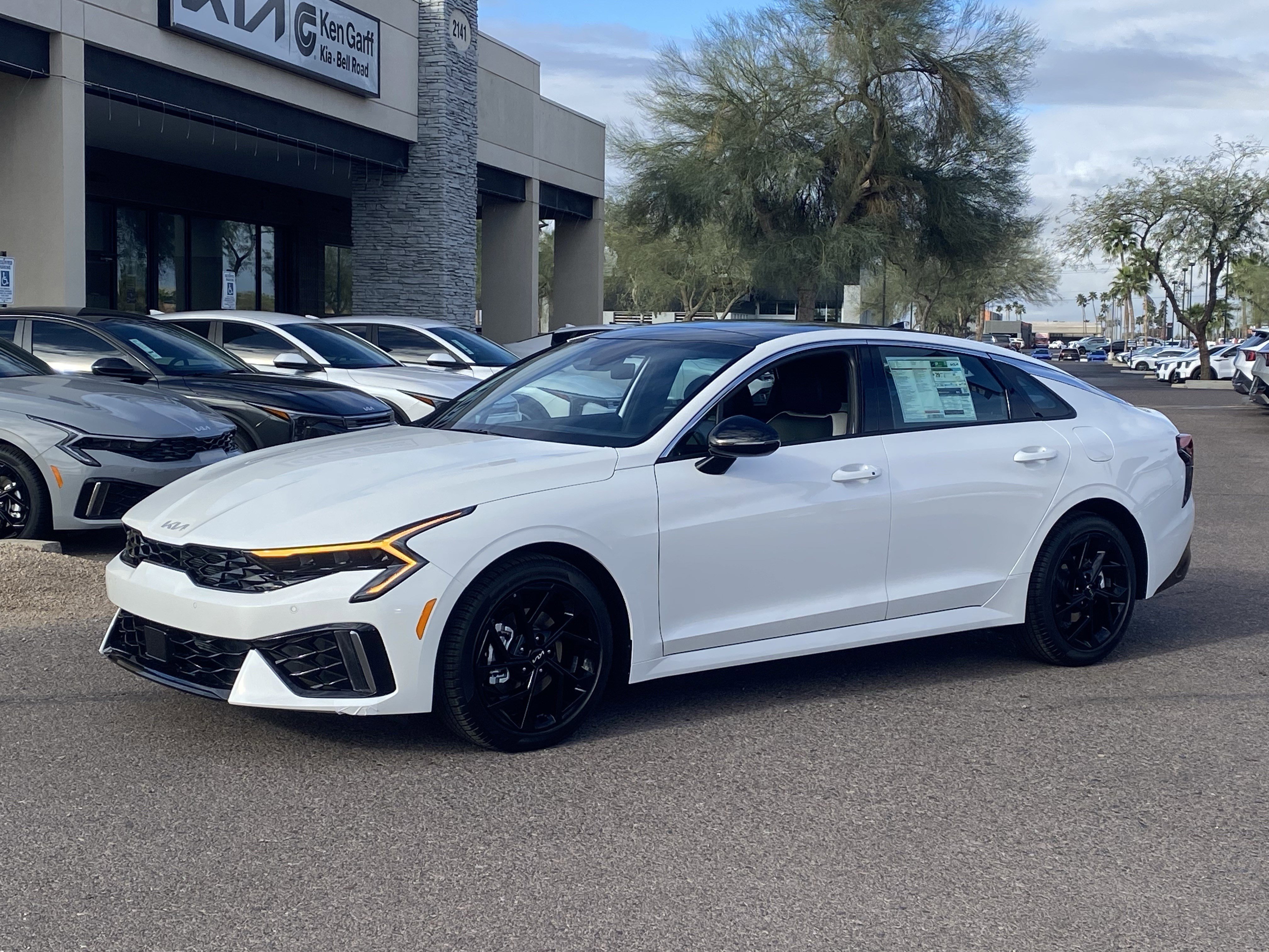 New 2026 Snow White Pearl Kia GT-Line FWD image 6