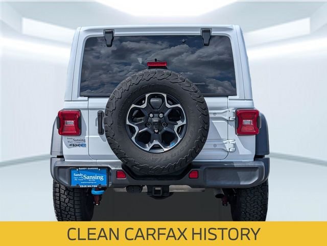 Used 2023 White Jeep Rubicon 4xe image 4