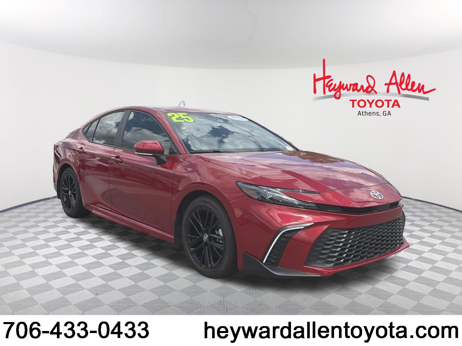 Certified Used 2025 Supersonic Red Toyota SE image 1