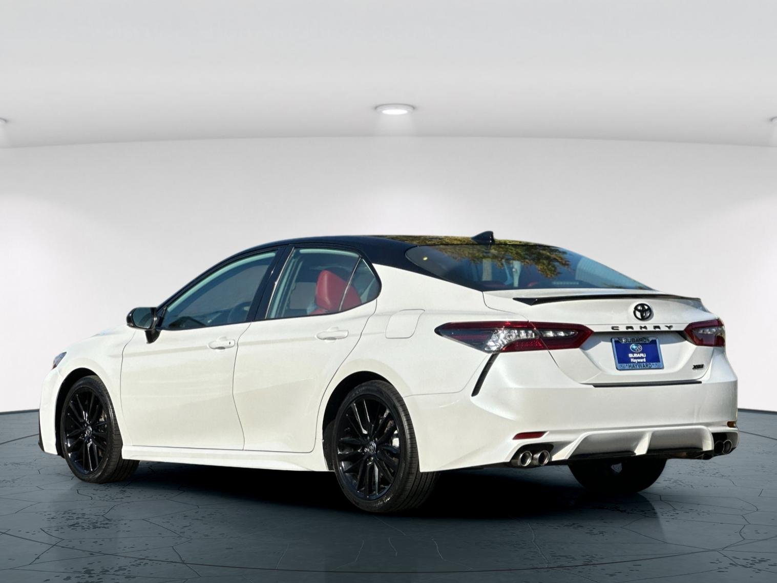 Used 2021 Midnight Black Metallic Toyota XSE 4D Sedan image 4