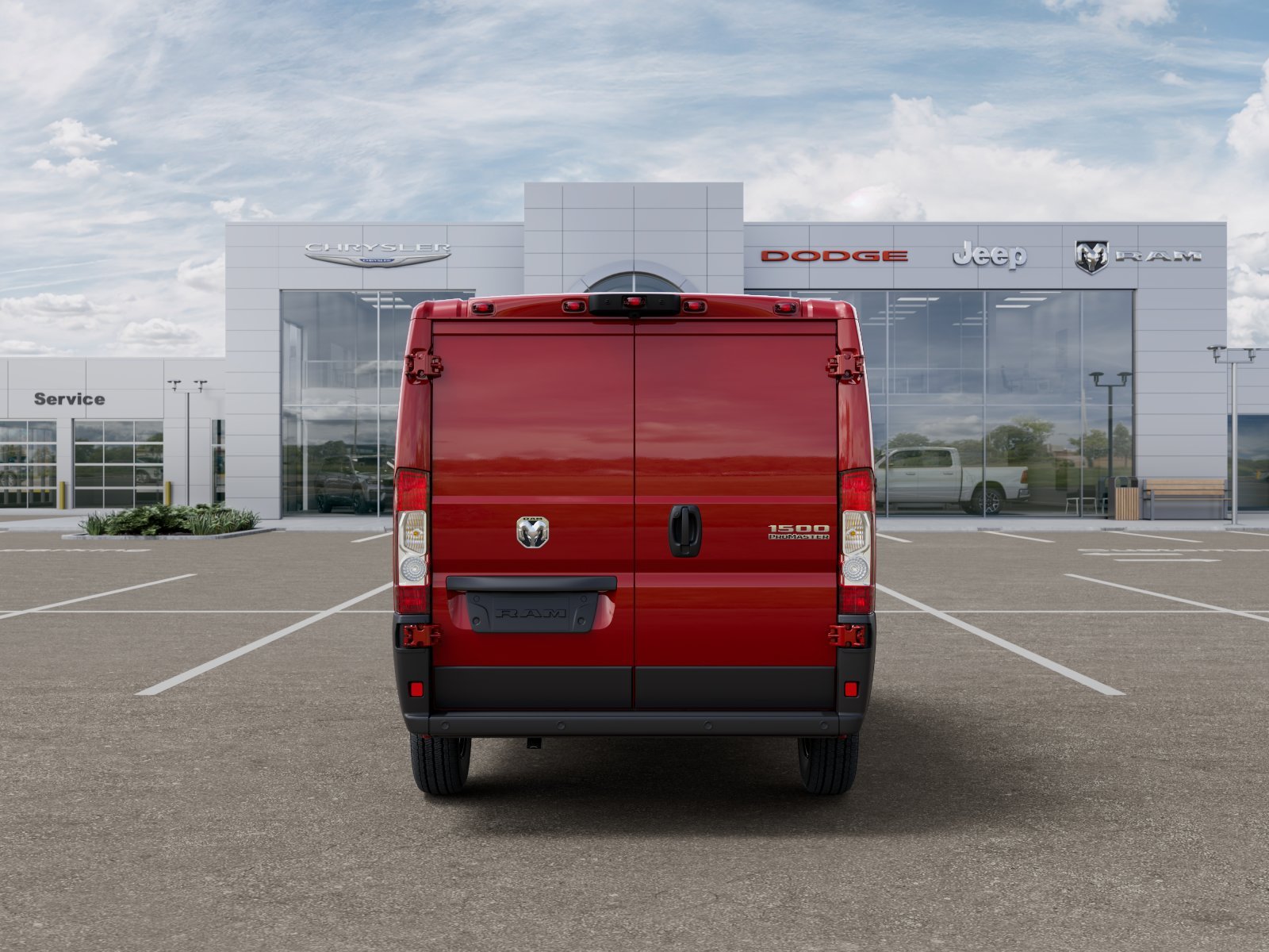 New 2026 Flame Red Clear-Coat Exterior Paint Ram Low Roof image 33