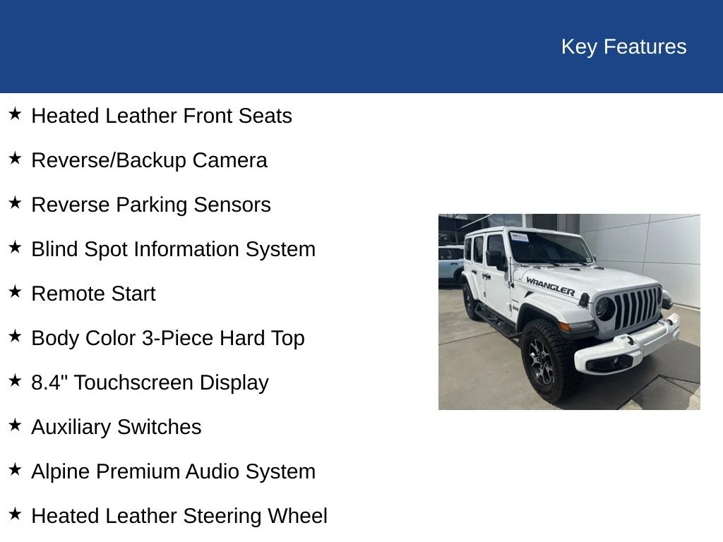 Certified Used 2018 Bright White Clearcoat Jeep Unlimited Sahara image 31