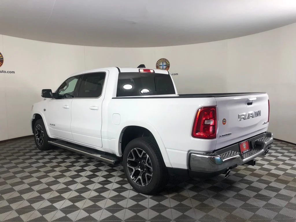 New 2026 Bright White Clear-Coat Exterior Paint RAM Laramie image 19