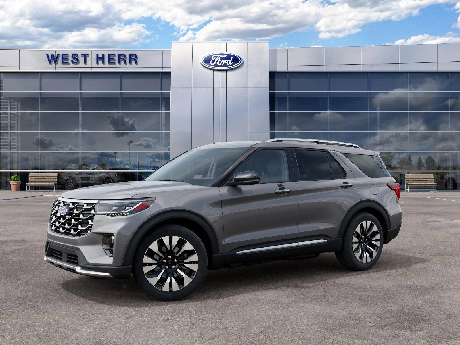 New 2027 Carbonized Gray Metallic Ford Platinum™ image 2