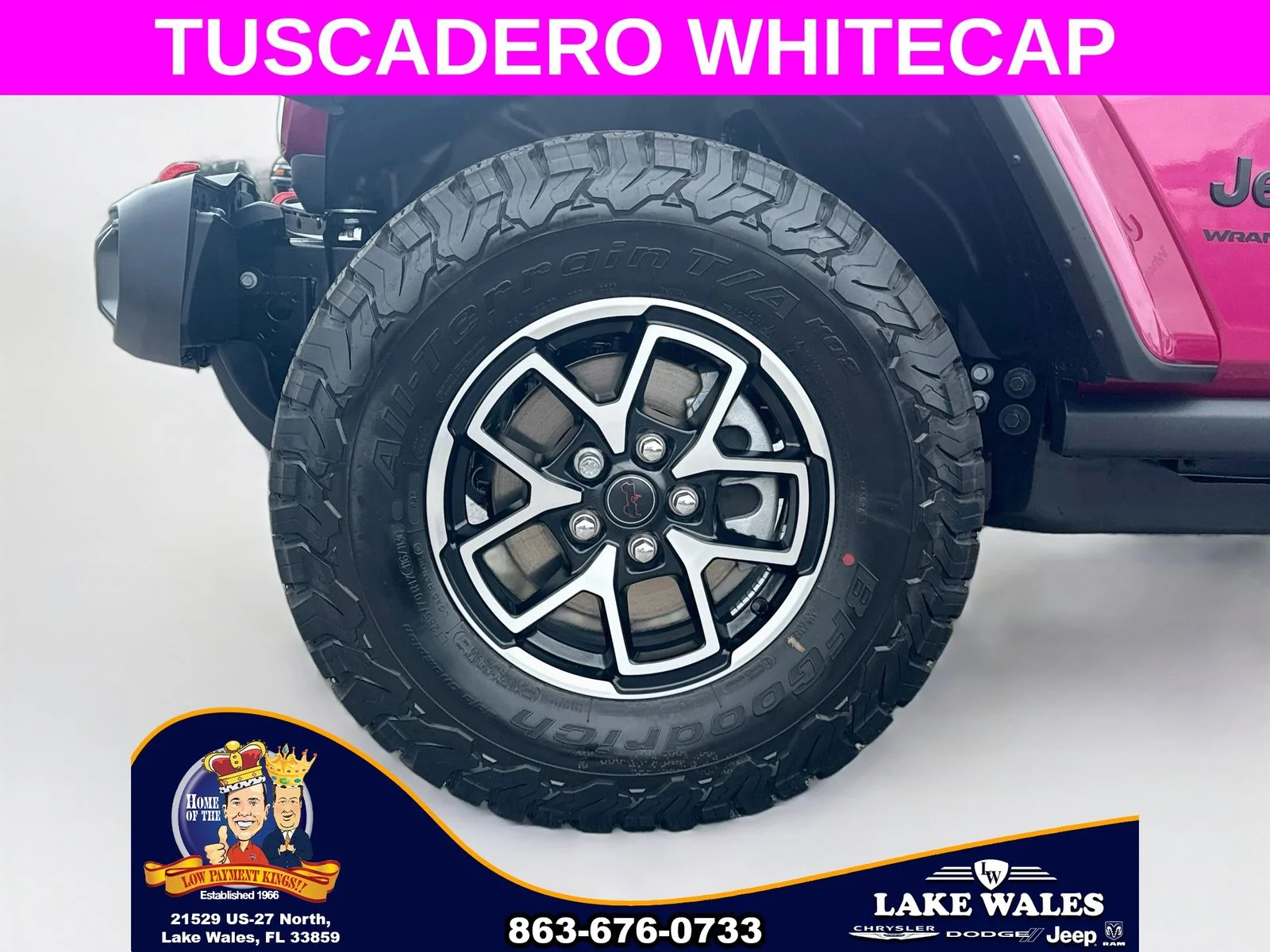 New 2026 Tuscadero Pearl-Coat Exterior Paint Jeep Rubicon image 27