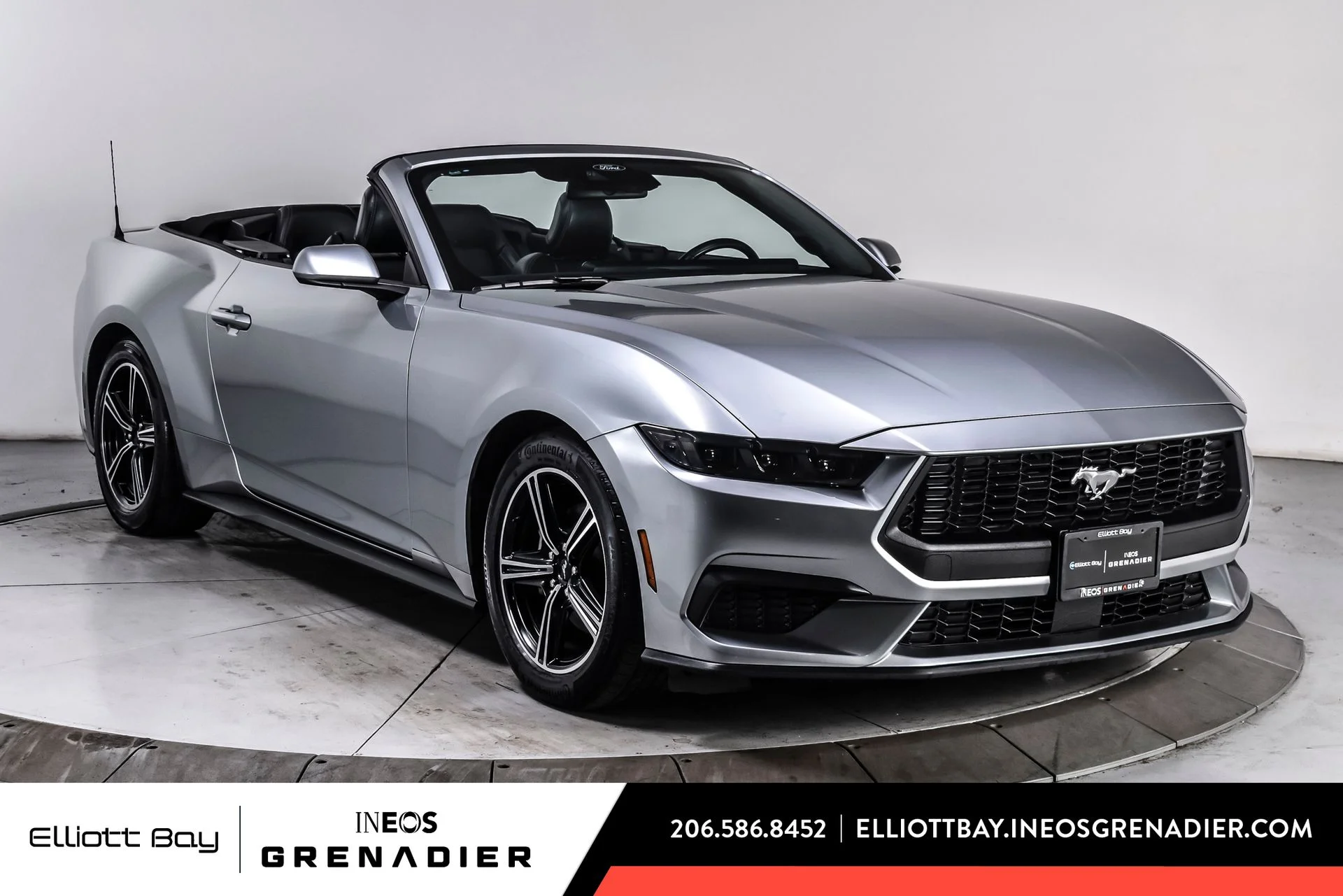 Used 2025 Iconic Silver Metallic Ford EcoBoost image 1