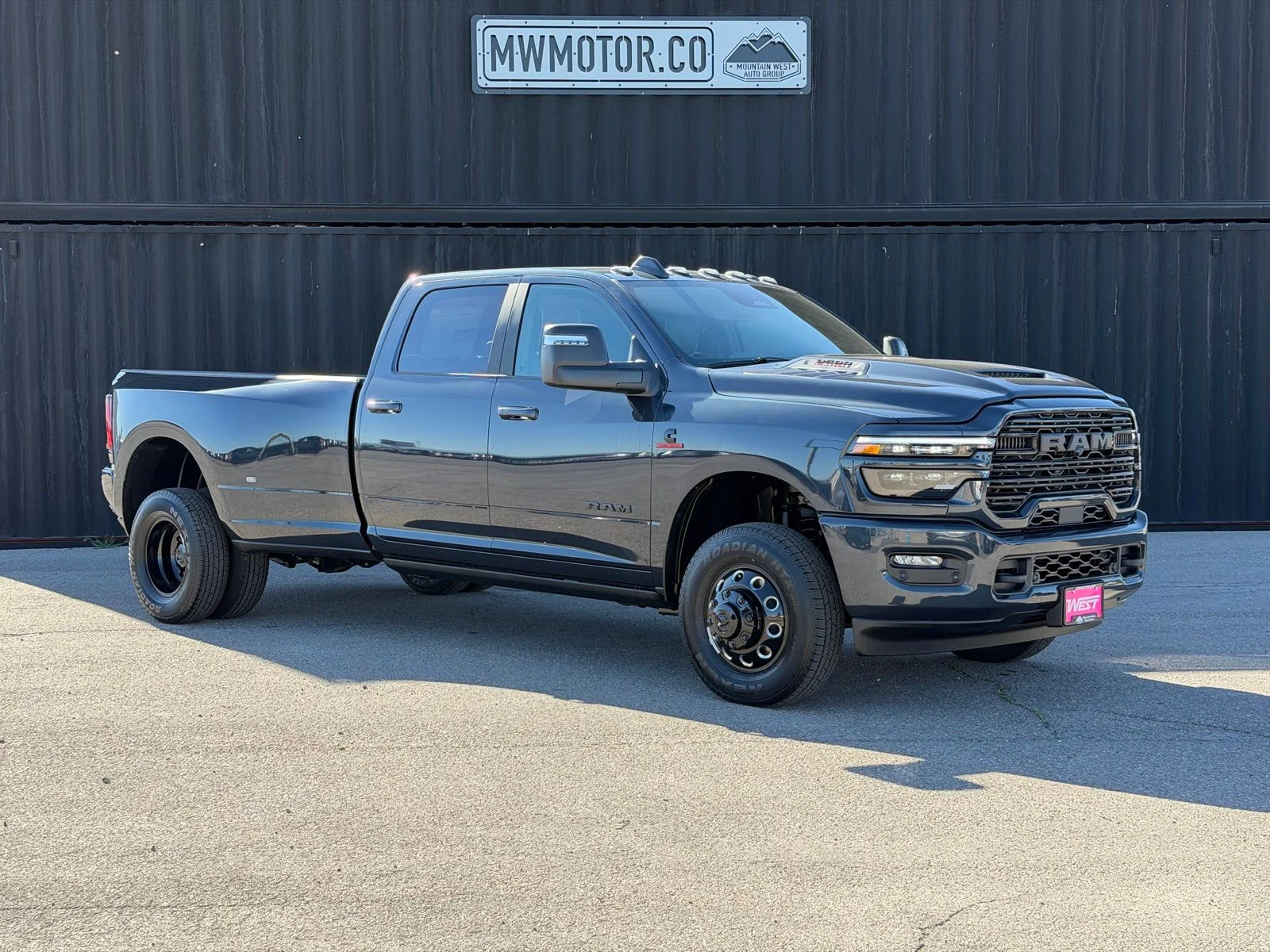 New 2026 Forged Blue Metallic Exterior Paint RAM Laramie image 1