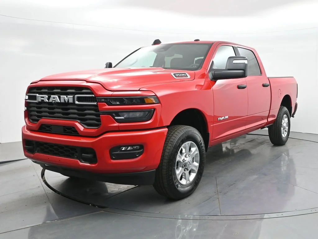 New 2026 Flame Red Clear-Coat Exterior Paint RAM Big Horn image 1