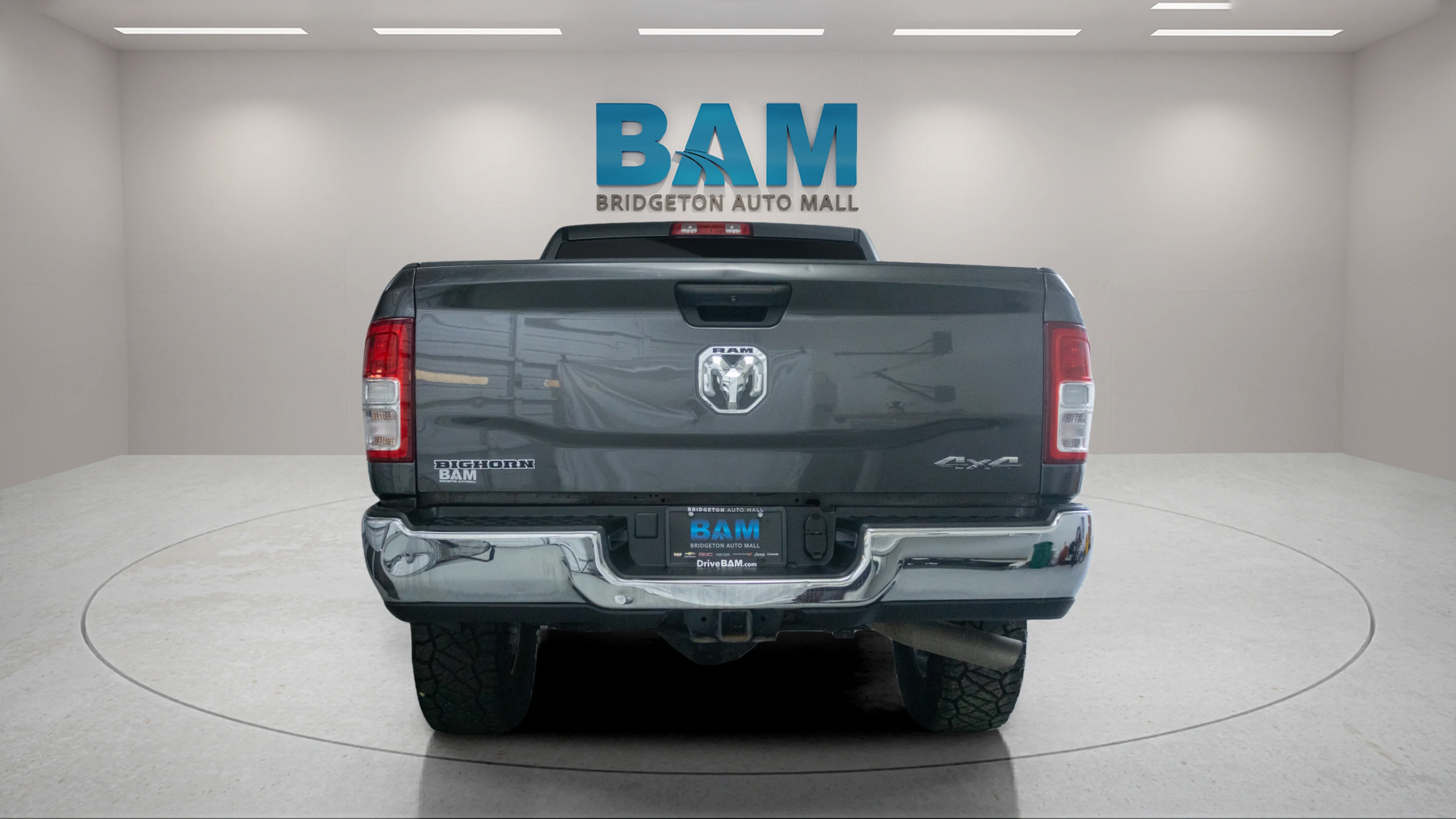 Used 2024 Granite Crystal Metallic Clearcoat Ram Big Horn image 6